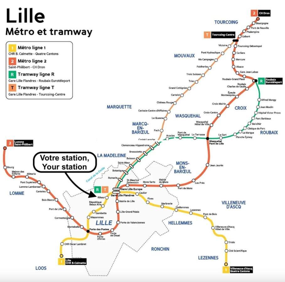 Old Town - Nice Cozy And Functional Ap For 5Pers Lille Luaran gambar